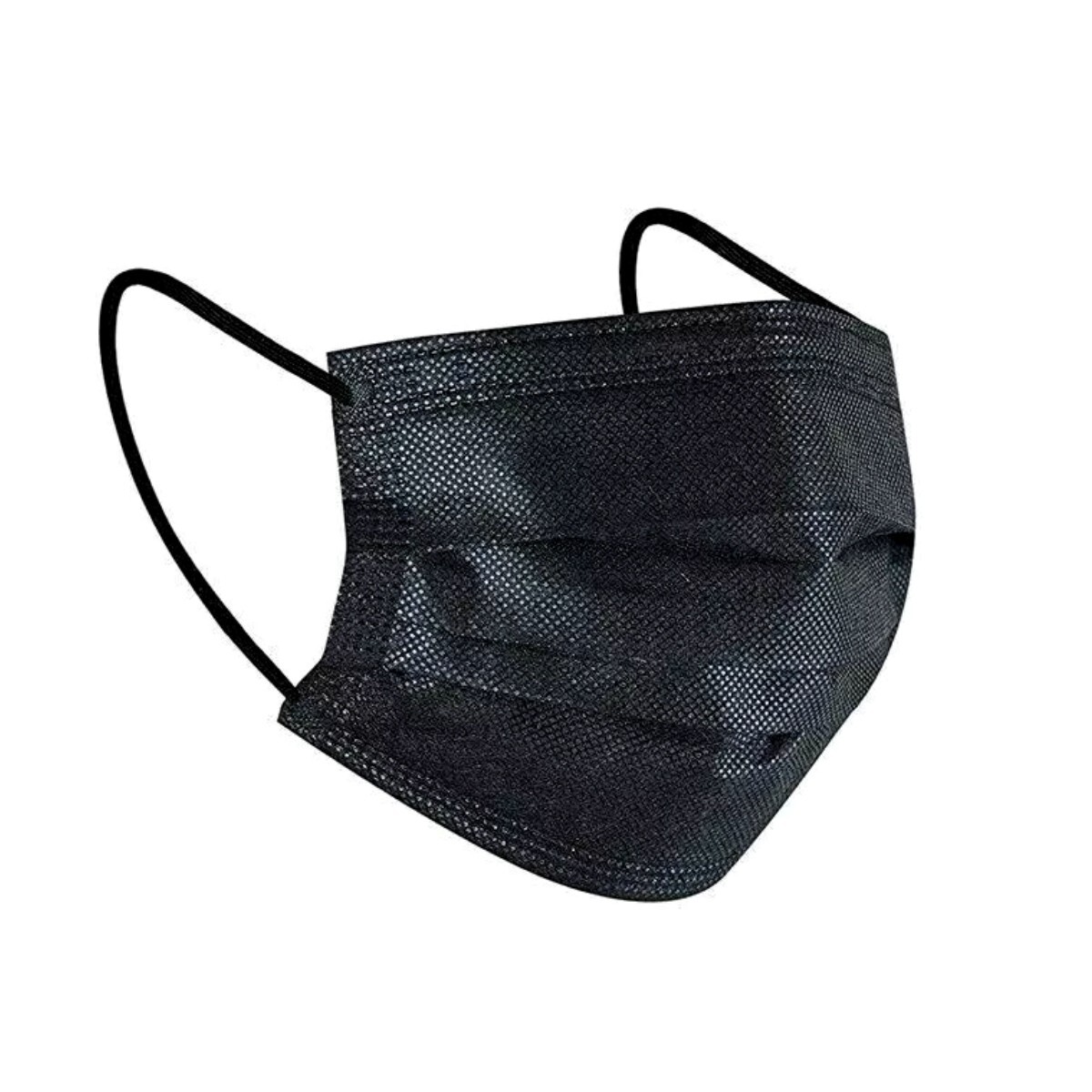 100 PCS Disposable Face Mask Non Medical Surgical 3 Ply Ear loop Black Masks