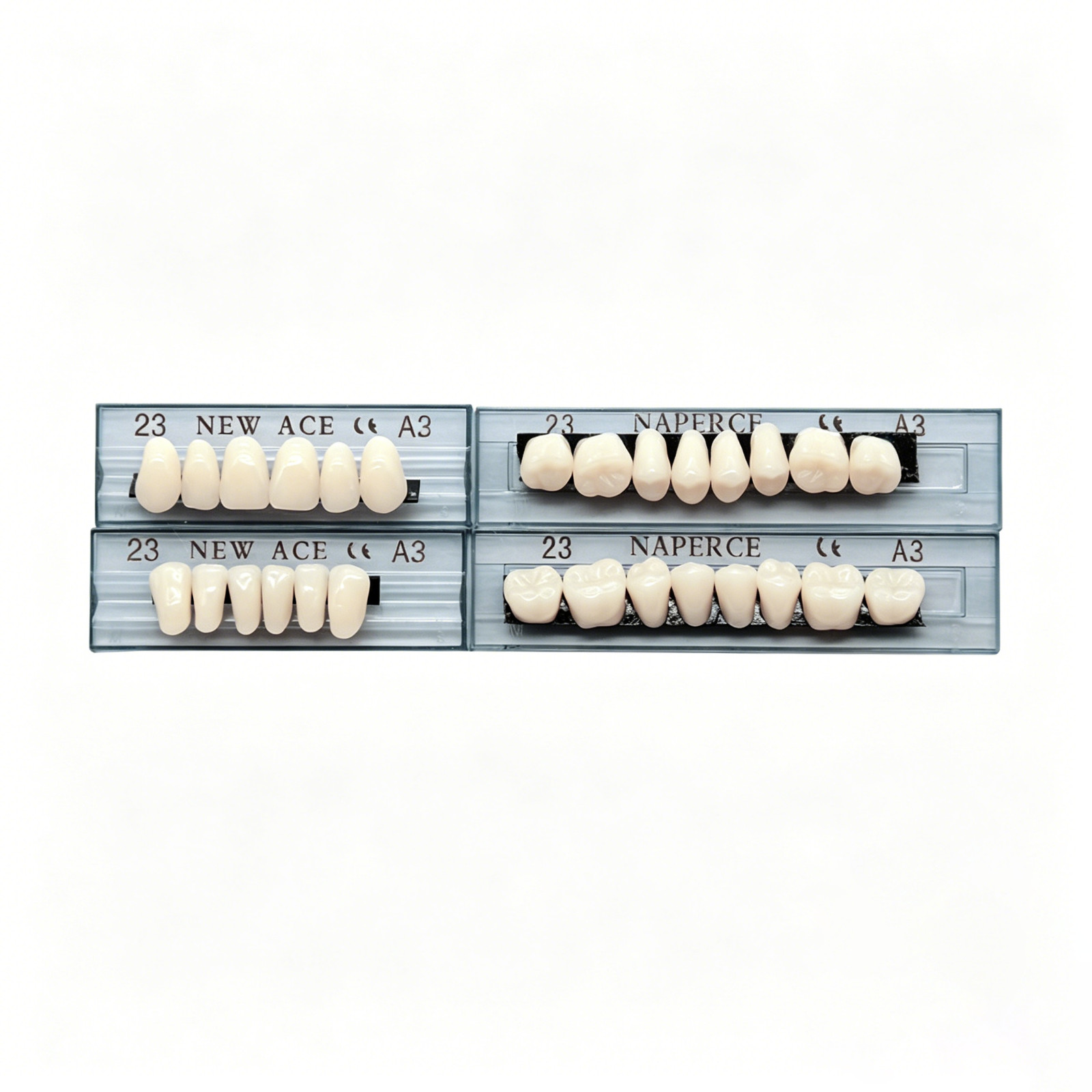22# & 23# A3 Denture Acrylic Resin Teeth Dental Tooth Upper Lower Shade 168pcs*2
