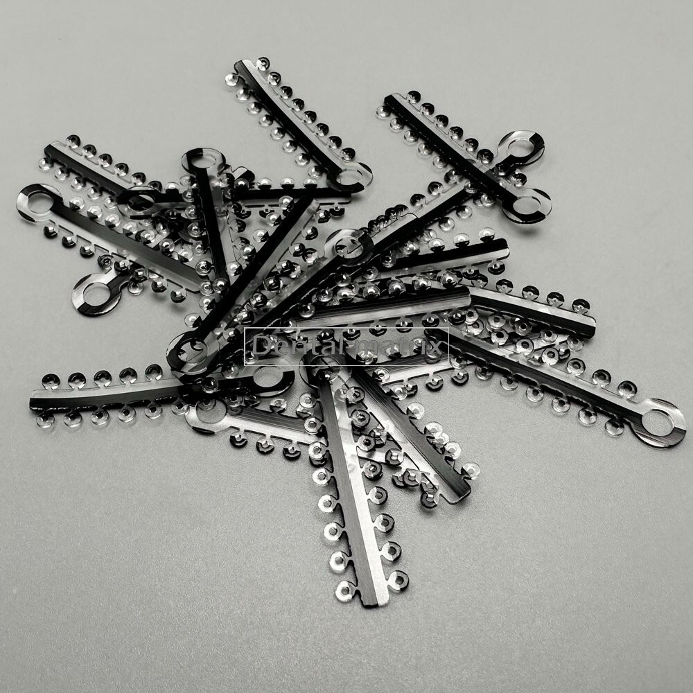 320pcs Dental Orthodontic Elastic Rubber Ligature Tie Rubber Bnads Double Color