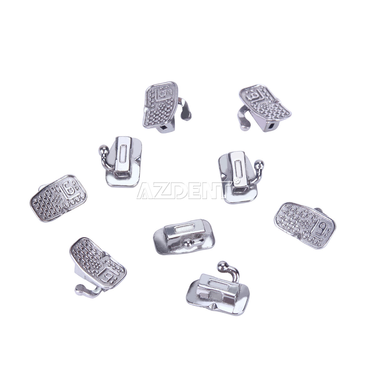 AZDENT Dental Orthodontic 1st Molar Buccal Tube Roth022 Bondable Monoblock U1/L1