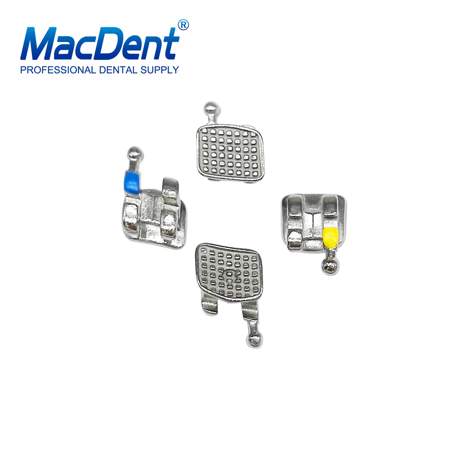 Dental Orthodontic MIM Monoblock Brackets Braces Mini Roth MBT 018/ 022