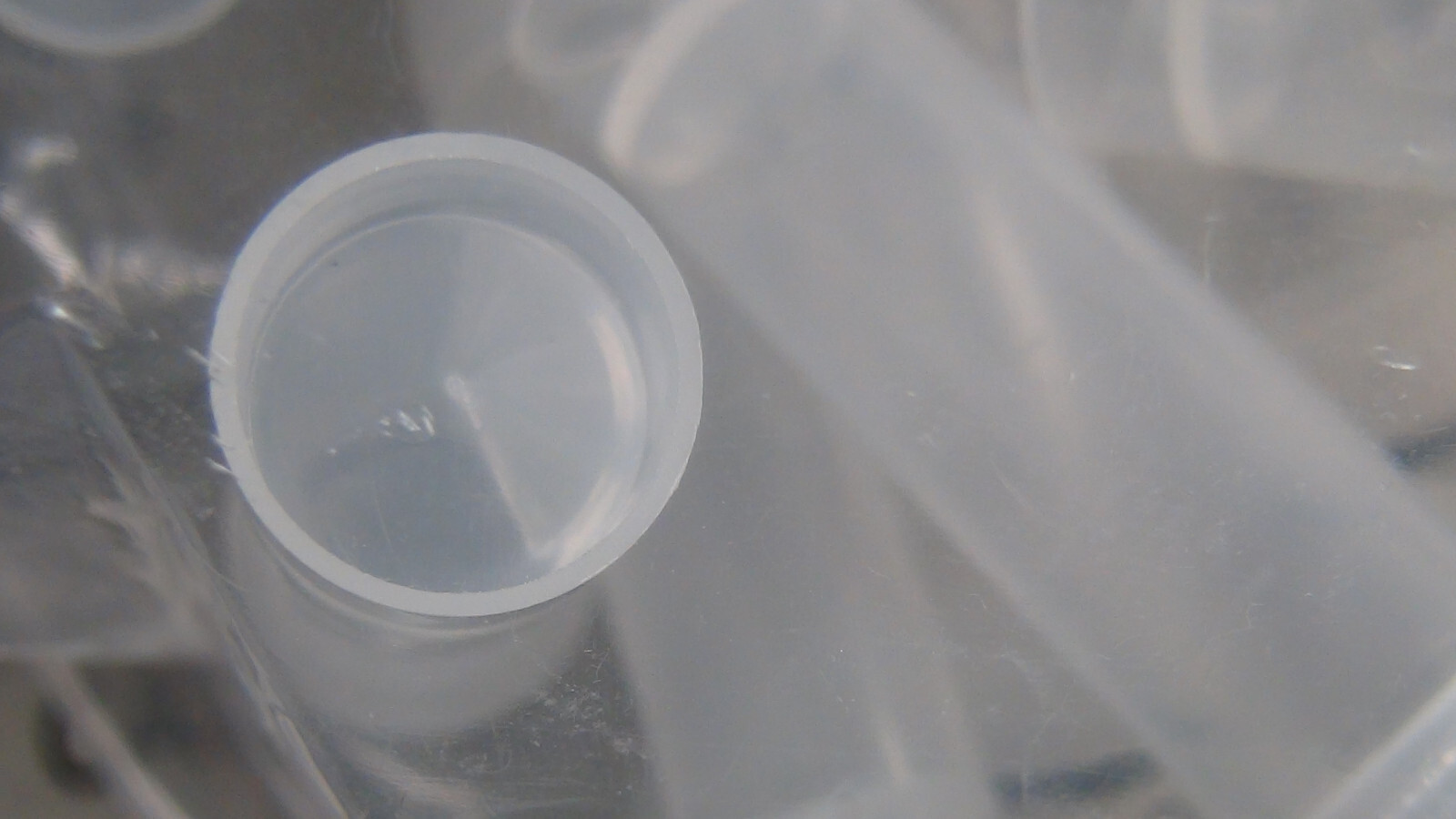 200 x 5mL Cryovial Screw Cap Transport Tubes Self Standing Sterile Clear