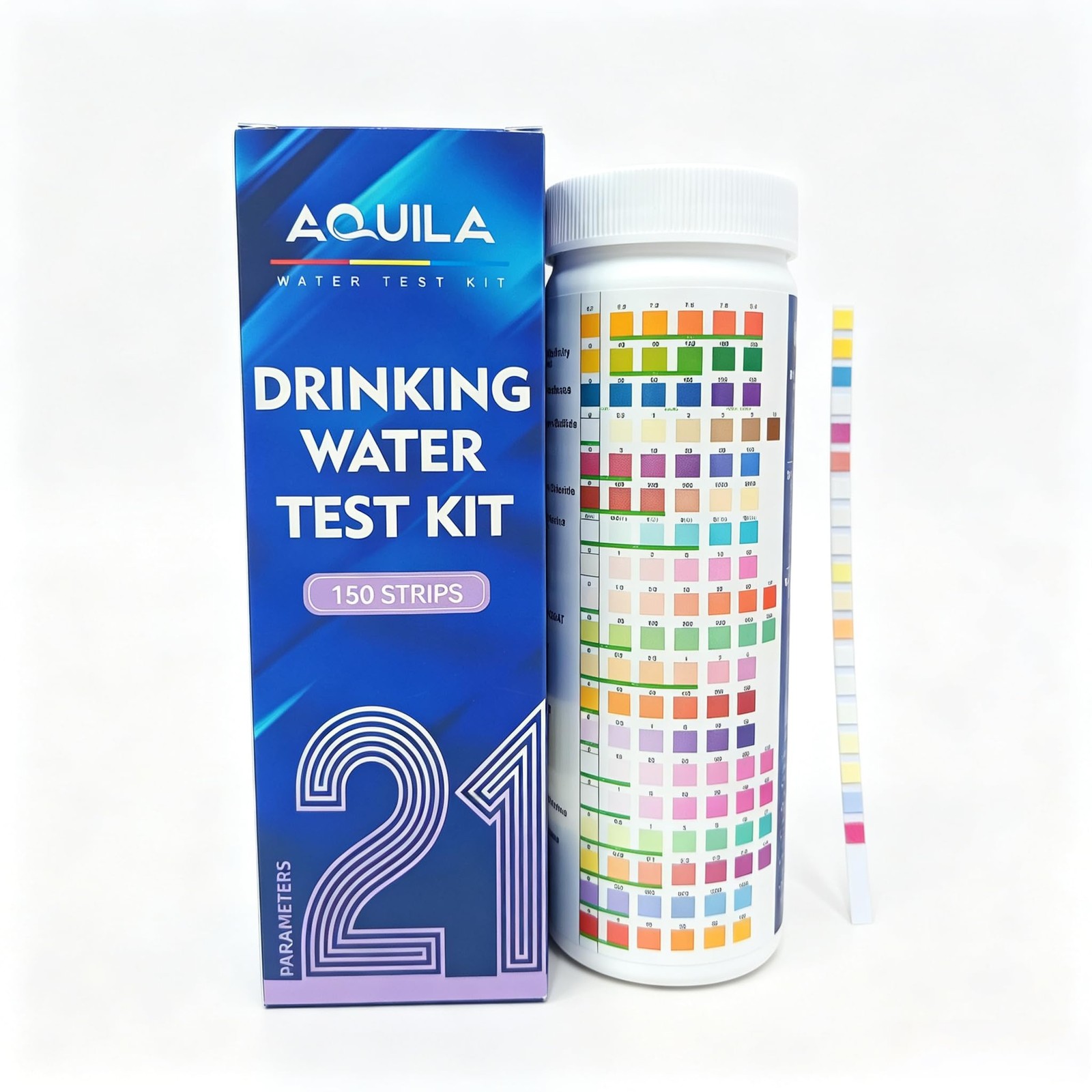 Drinking Water Test Kit 21 in 1, 150CT Testing Strips for Home Tap