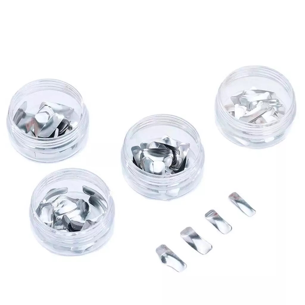 50 Pcs/Box Dental Metal Matrices Bicuspid/Refill/Matrix Bands Resin Ring Refill
