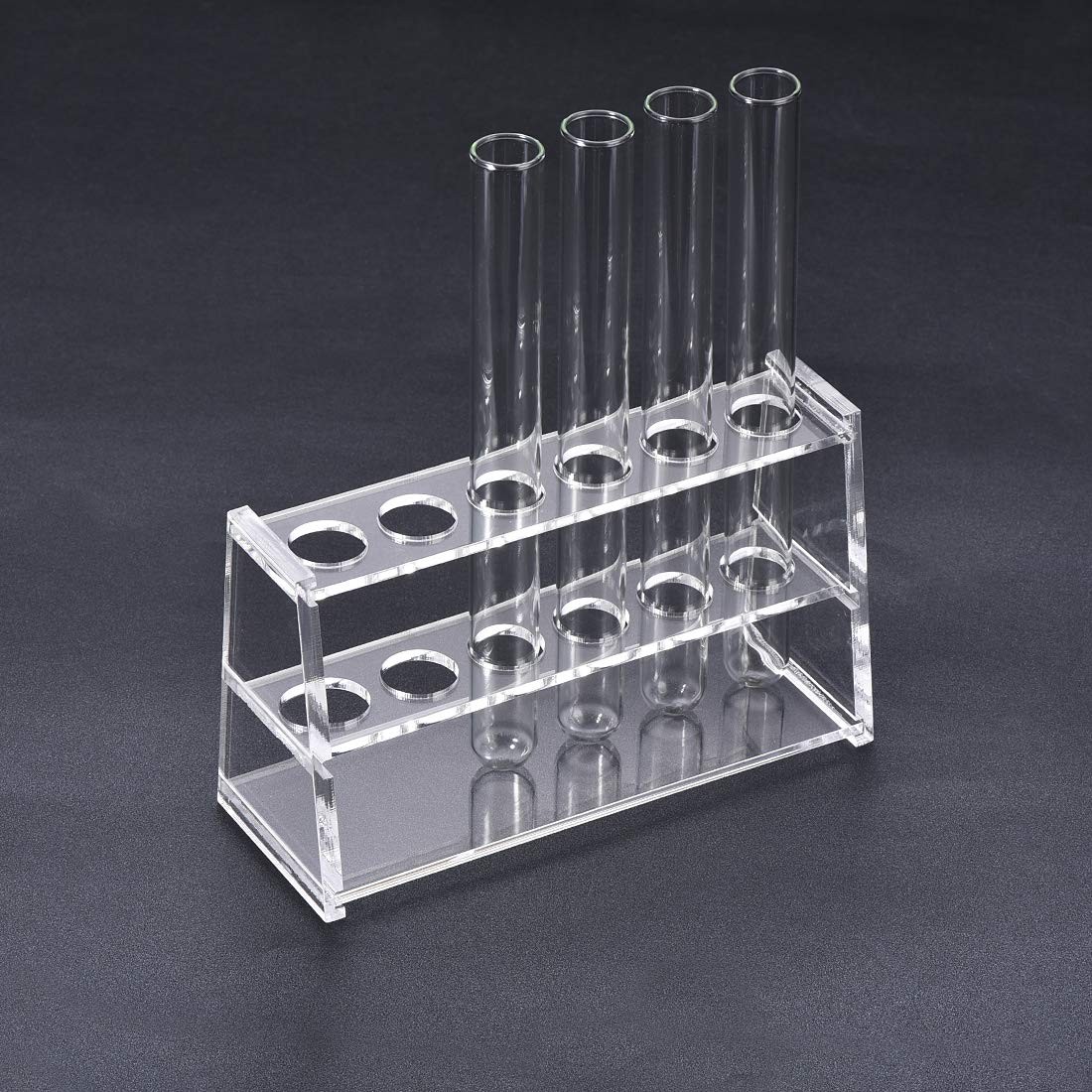uxcell Acrylic Test Tube Holder Rack 6 Wells for 10ml Centrifuge Tubes Clear …