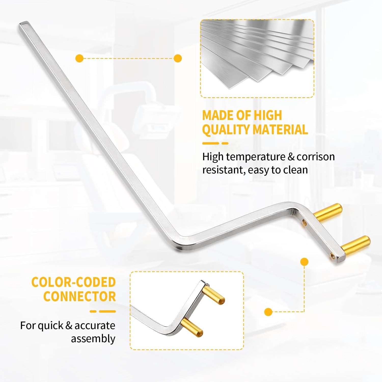 10x Dental Film Holder X-Ray Film Positioning Holder Positioner 5x Ring + 5xArms
