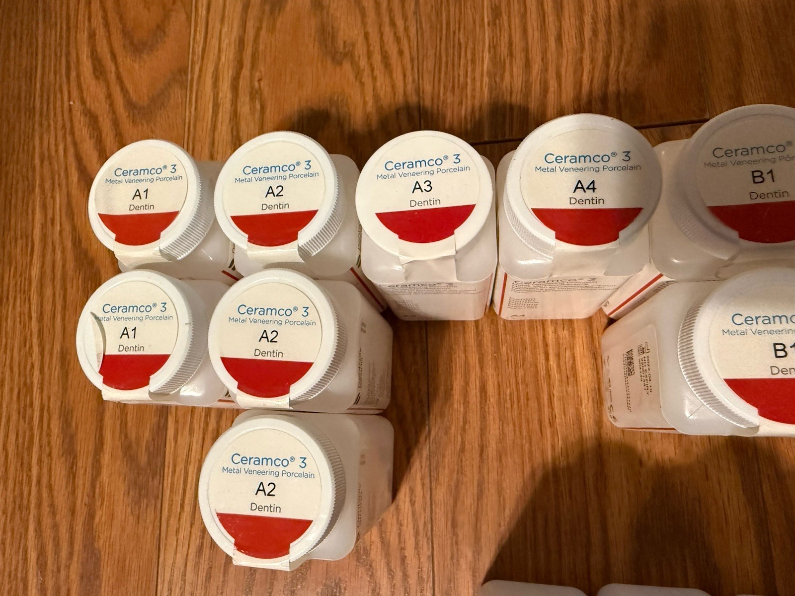 Ceramco 3 Porcelain 4 oz. Dentin Powder and Enamel Powders – Various Shades