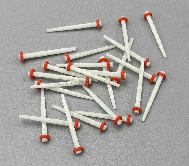 2000Pcs Dental Quartz Glass Fiber Post Teeth Restorative Screw Straight 4 Sizes