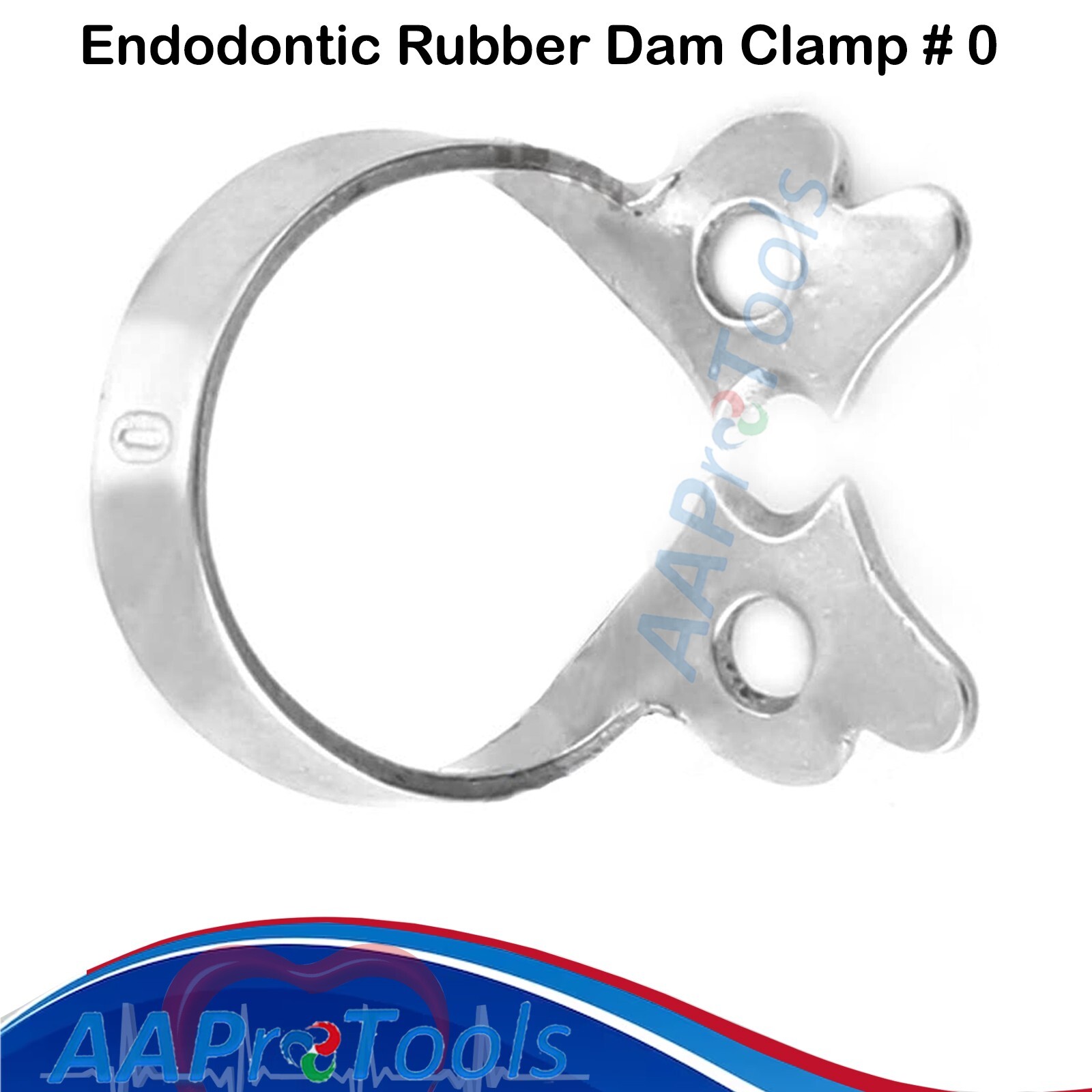 AA Pro: 3 PC Endodontic Rubber Dam Clamp #0 Surgical Dental Instruments