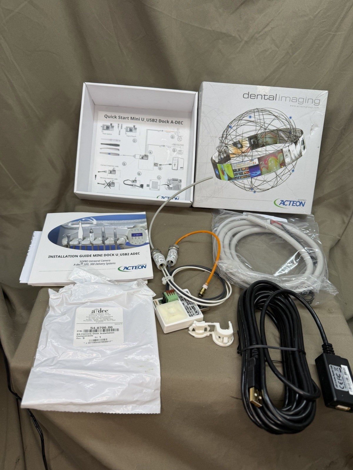 Acteon Sopro Mini Dock USB2 Adec 500 Delivery Unit Integration Kit NEW