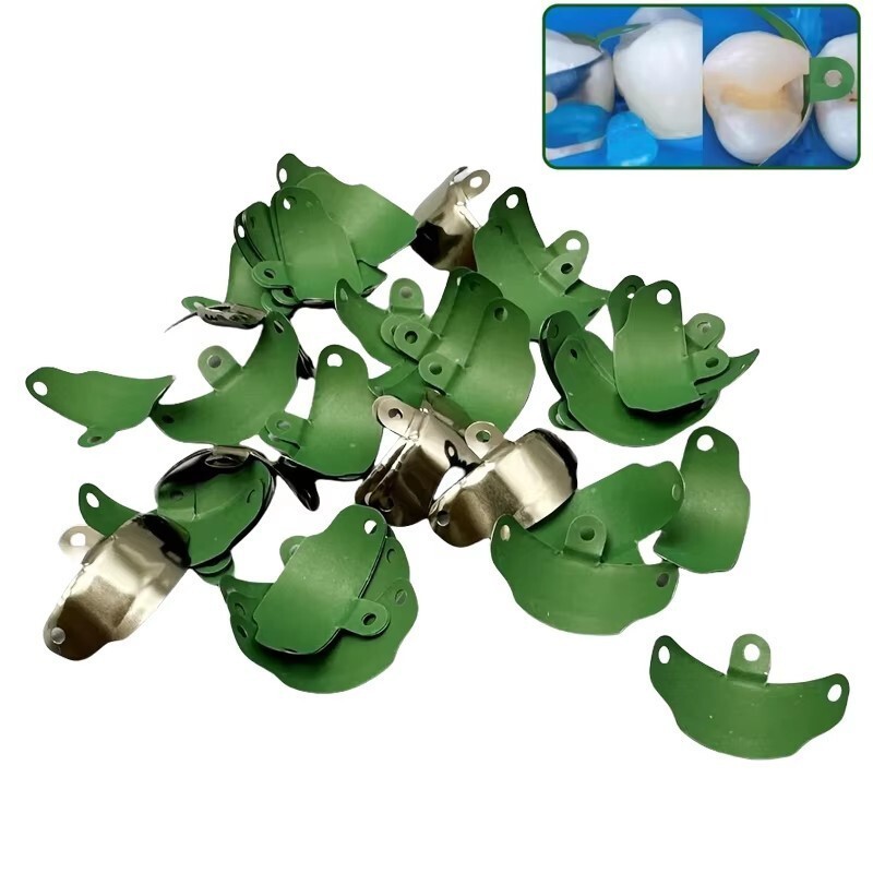 50Pcs/Box Dental Teflon PTFE Coating Non-Stick Matrix Bands Sectional Matrices