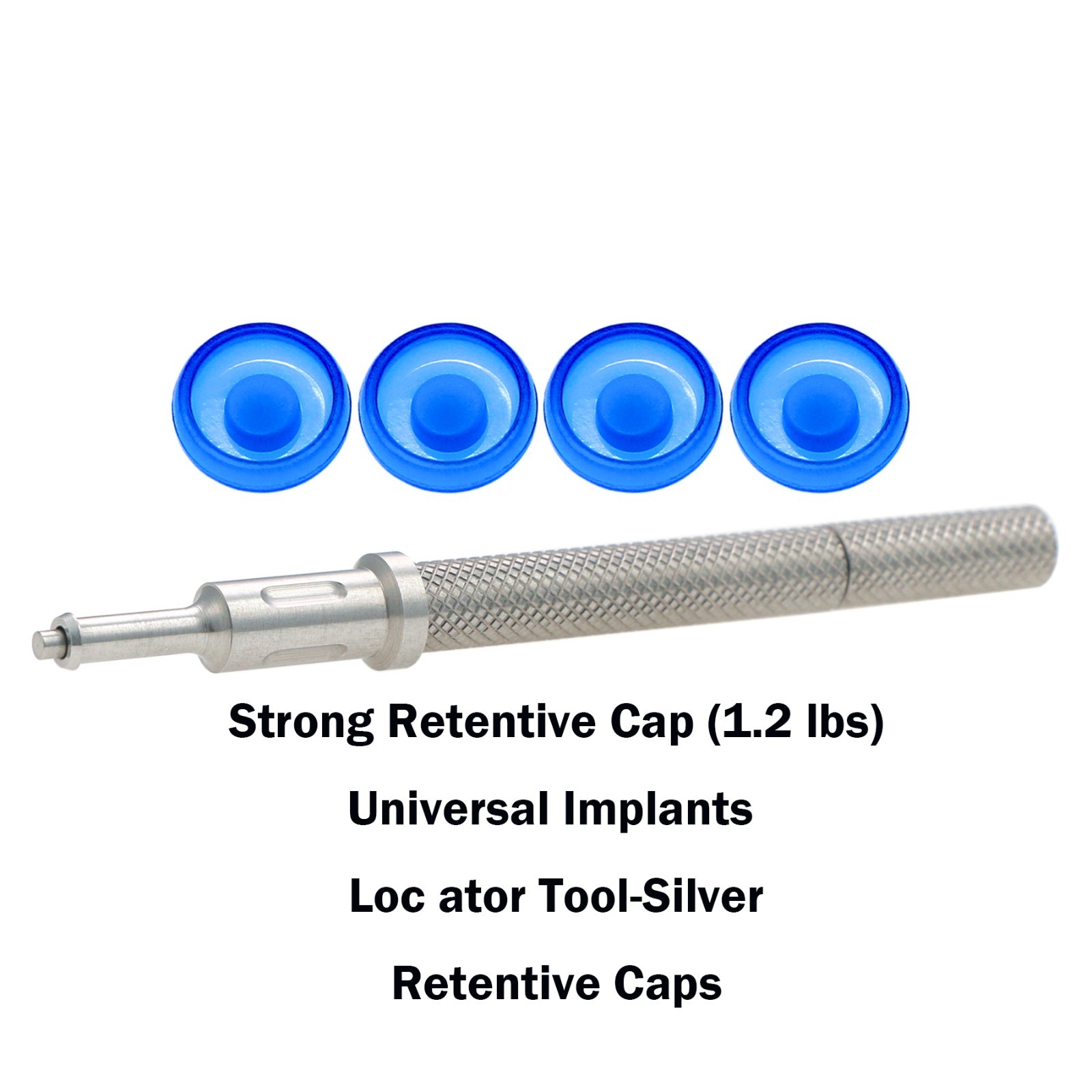 US Nobel Active Locator Overdenture Abutment Narrow Platform NP NA352 & Male Cap