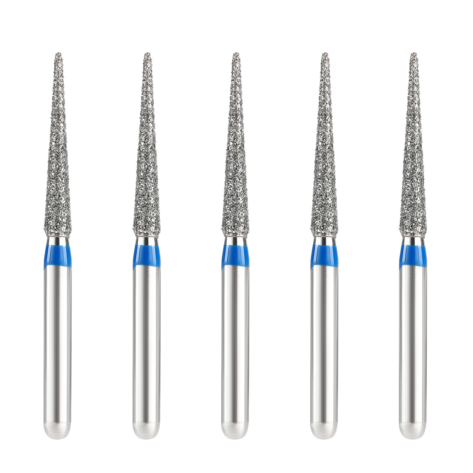Dental Diamond Burs Needle Type FG Medium/Fine/Coarse Grit Friction Grip Burs