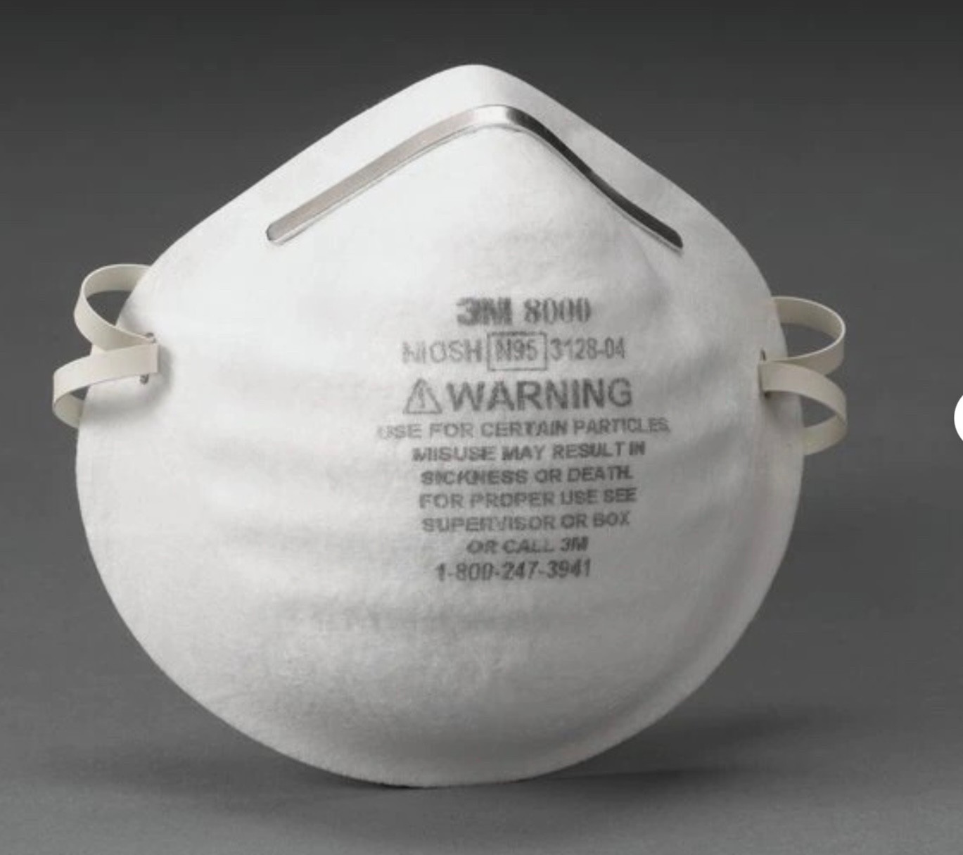 3M 8000 and Honeywell N95 Particulate Respirators Face Mask Pack DC300N95
