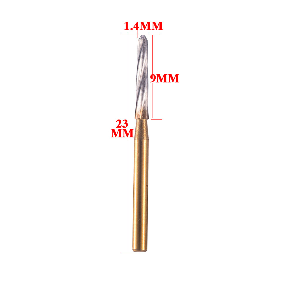 10Pcs surgical Dental ENDO-Z Burs Carbide Tungste cutter FG burr Drill 1.4*23mm