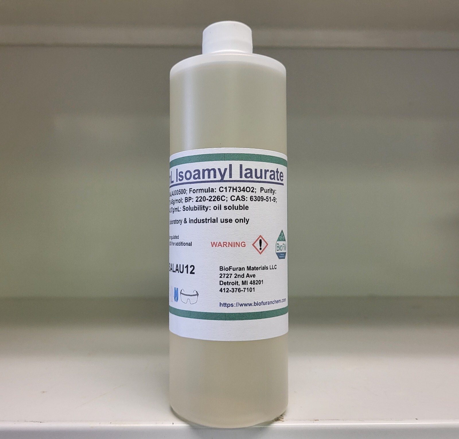 Isoamyl laurate, CAS 6309-51-9