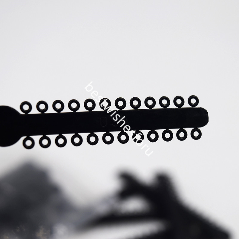 10 Bag Dental Orthodontic Ligature Ties Elastic Rubber Bands 1008 Pcs/Pack Black