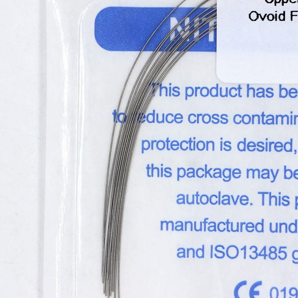 5-200PACKS Dental Orthodontic Thermal Activated Round Niti Arch Wires Ovoid Form