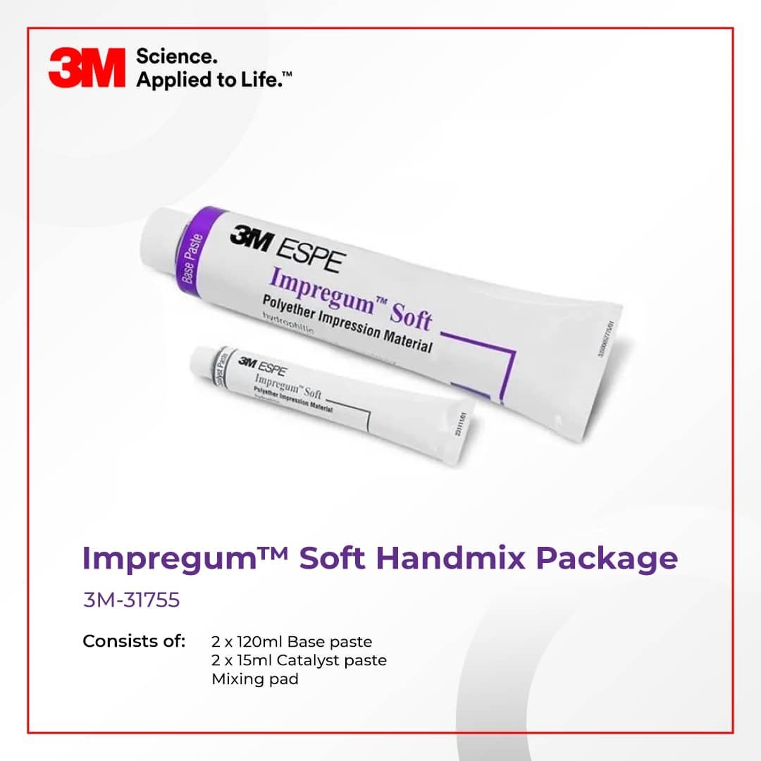 3M ESPE Impregum SOFT Handmix Double Pack 31755 Impression Material (Free Ship)