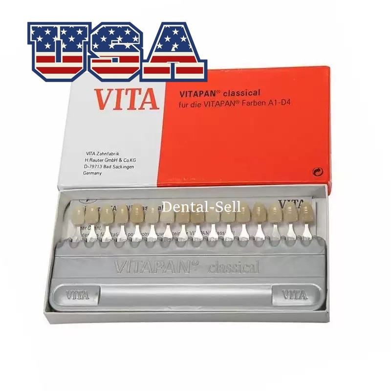 1 Set VITA Classical Dental Shade Guide A1-D4 16 Colors with Bleached Shades USA