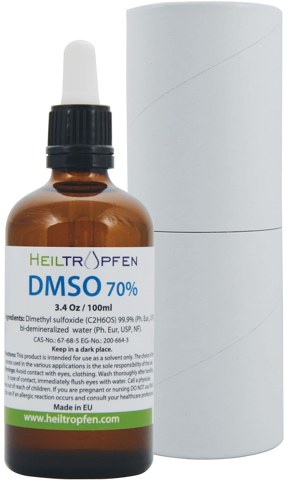 70% DMSO – Pharmaceutical Grade ingredients | Dimethyl sulfoxide Liquid 3.4 O…