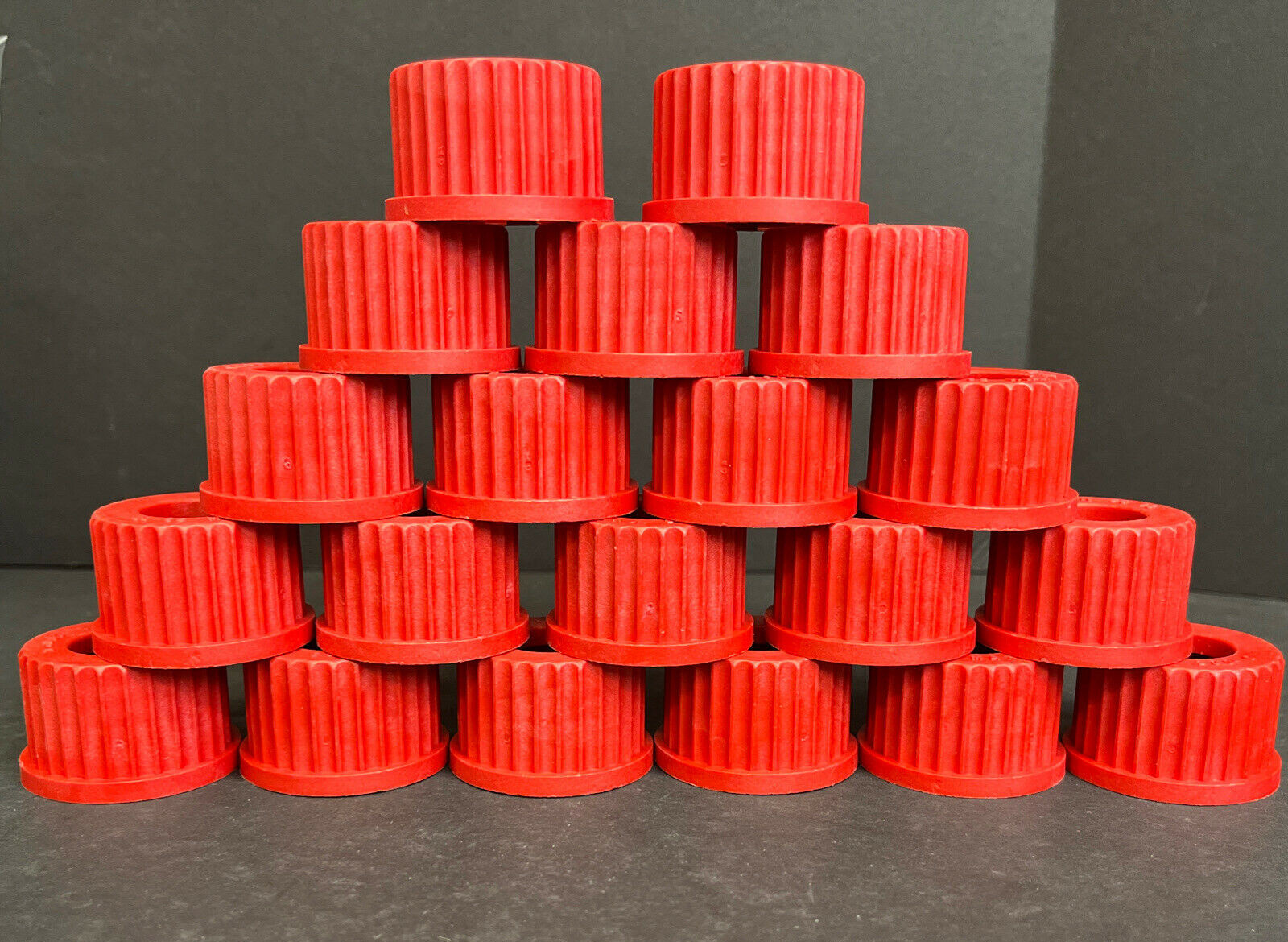 Chemglass Bottle Cap Open Top GL-32 Threads 22 mm Autoclavable Total of 36 Caps