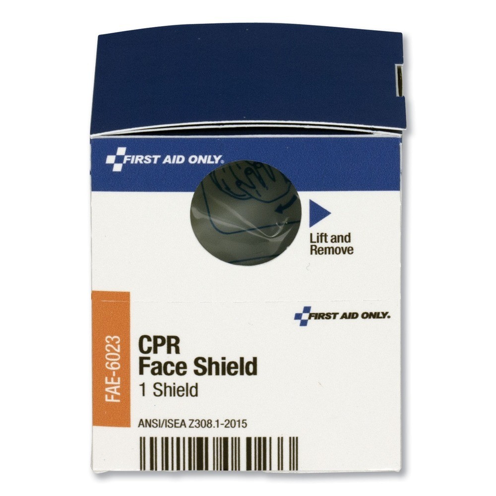 First Aid Only FAE6023 SmartCompliance CPR Face Shield – One Size Fits All New