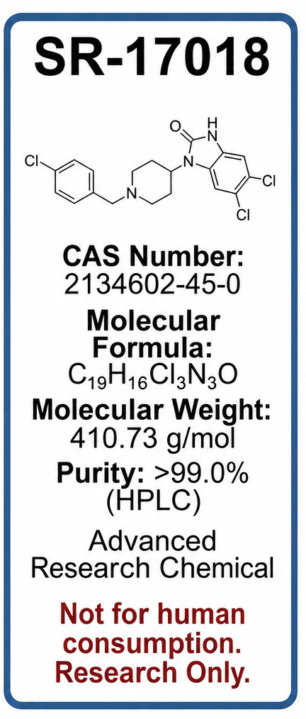 SR-17018 5 Grams at 99.6% purity Laboratory Chemical CAS 2134602-45-0