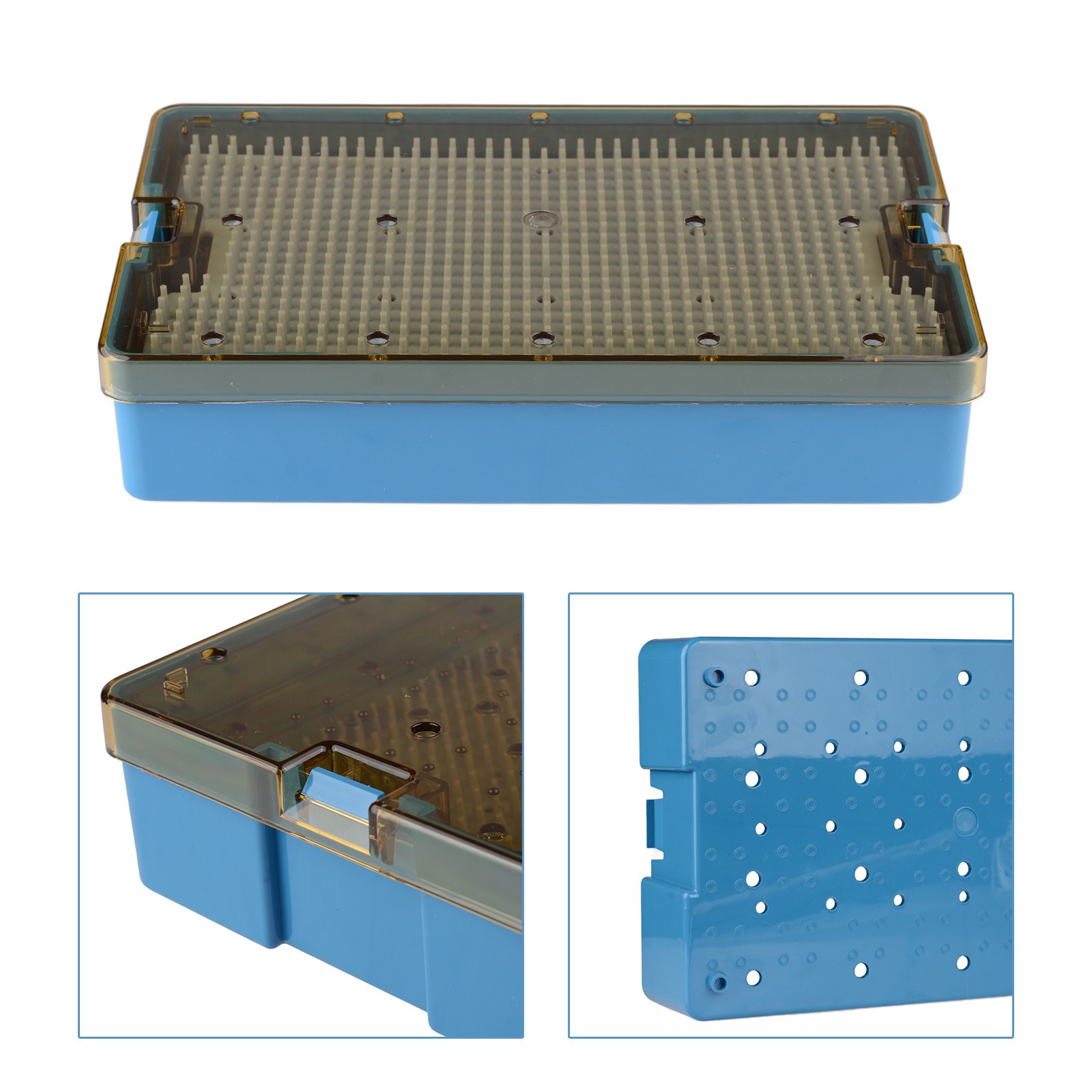 Double-layer Large Autoclavable Sterilization Case Tray Disinfection Box USSTOCK