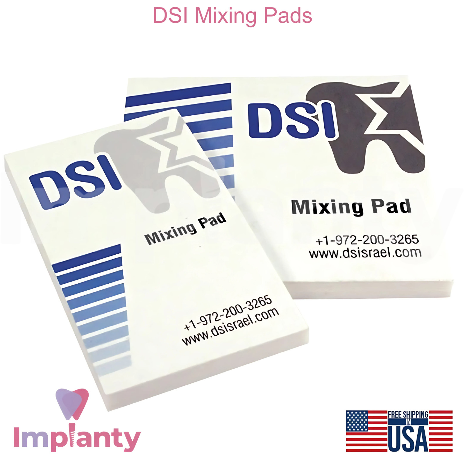 Mixing Pads For Any Two-Components Dental Cement Impression & Filling Materials
