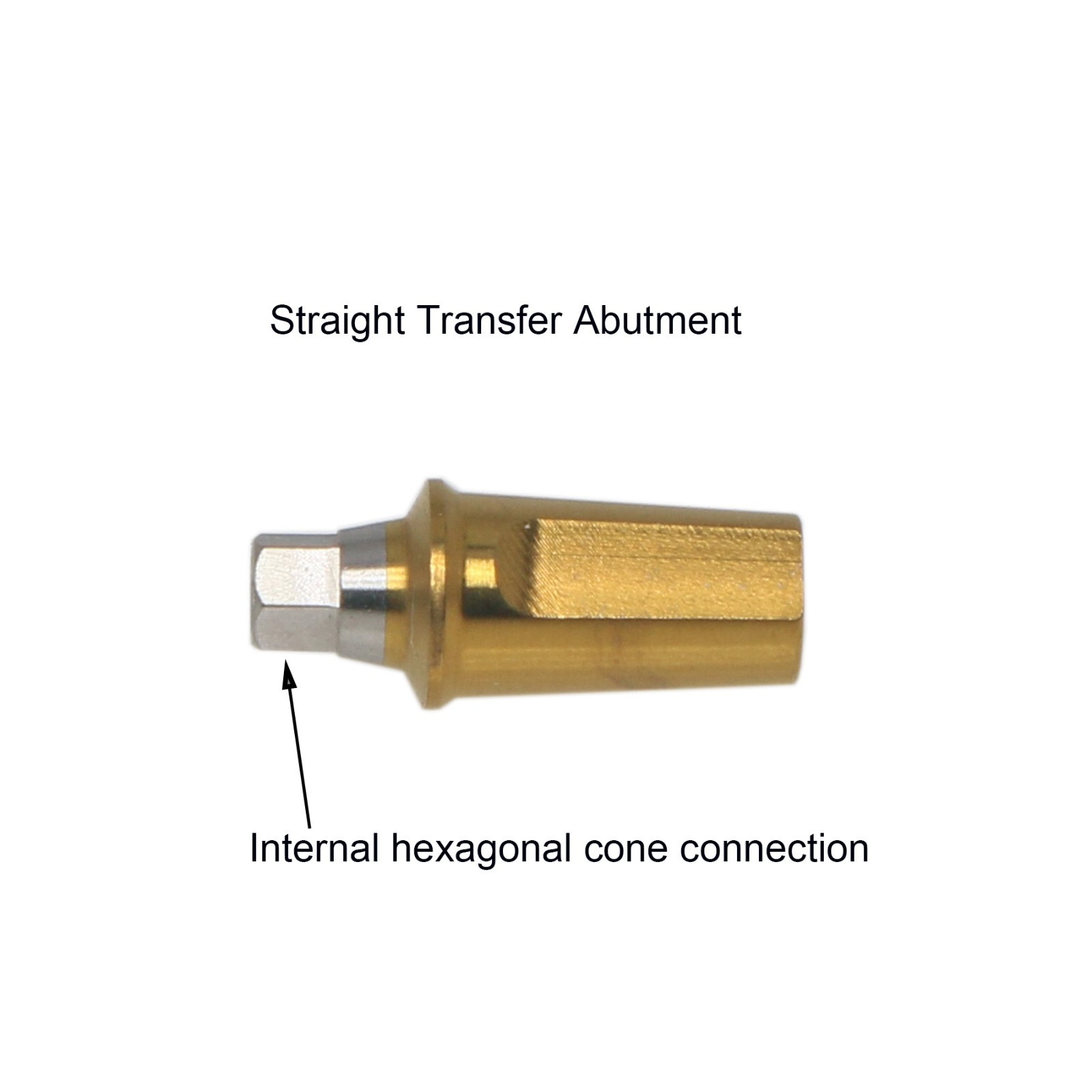 5Pcs US Dental Straight Abutment Ti Hex Hiossen Mini conical replica screw 1-5mm