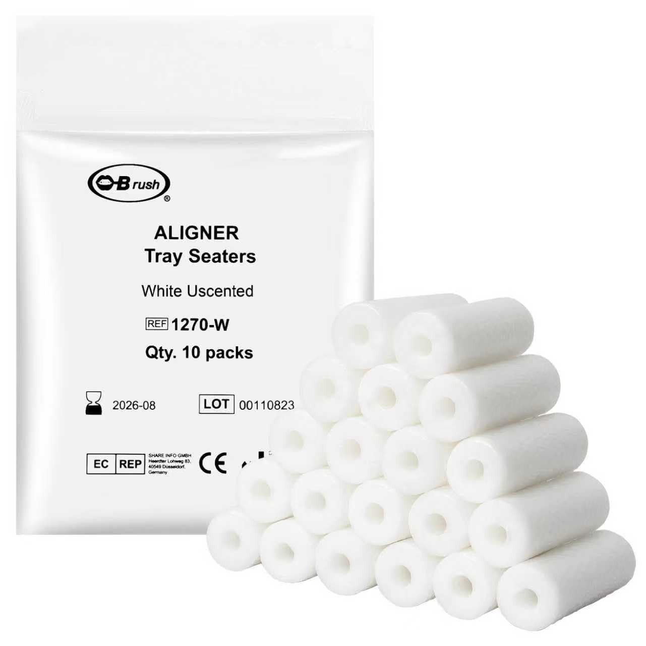 20 Pcs Aligner Chewies for Invisalign – Tray Seaters for Clear Braces Unscented