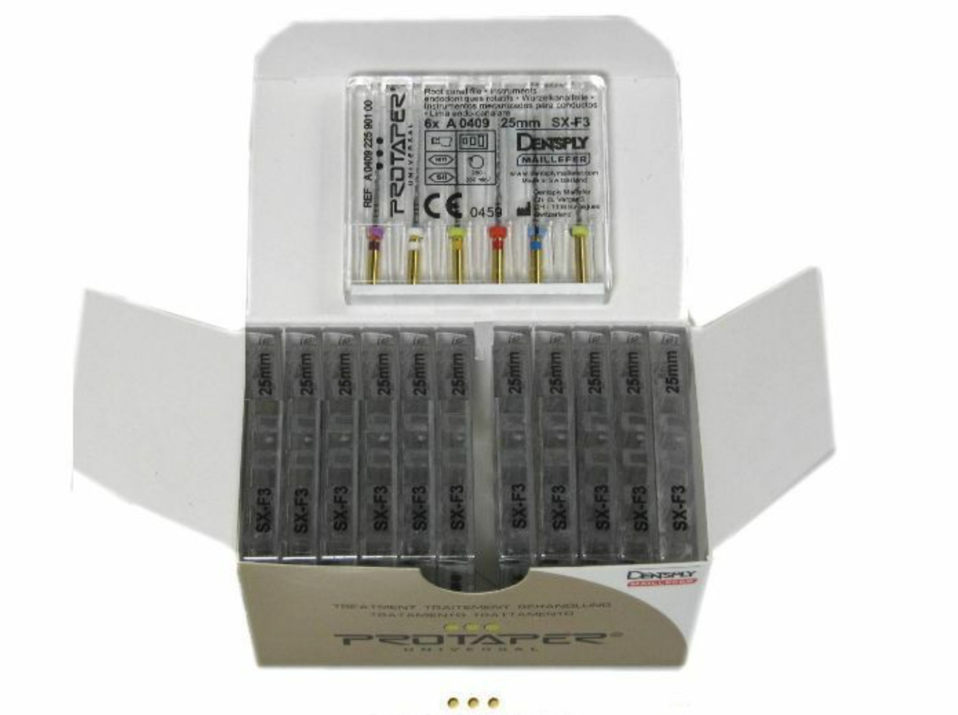 Dentsply Rotary ProTaper Universal Engine NiTi Files 25 mm SX-F3 (10 PACKS)