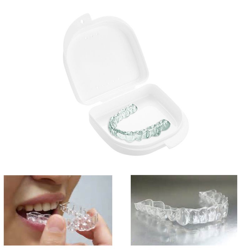 Orthodontic Retainer Box Teeth Mouth Denture Dental Case Guard Storage Container