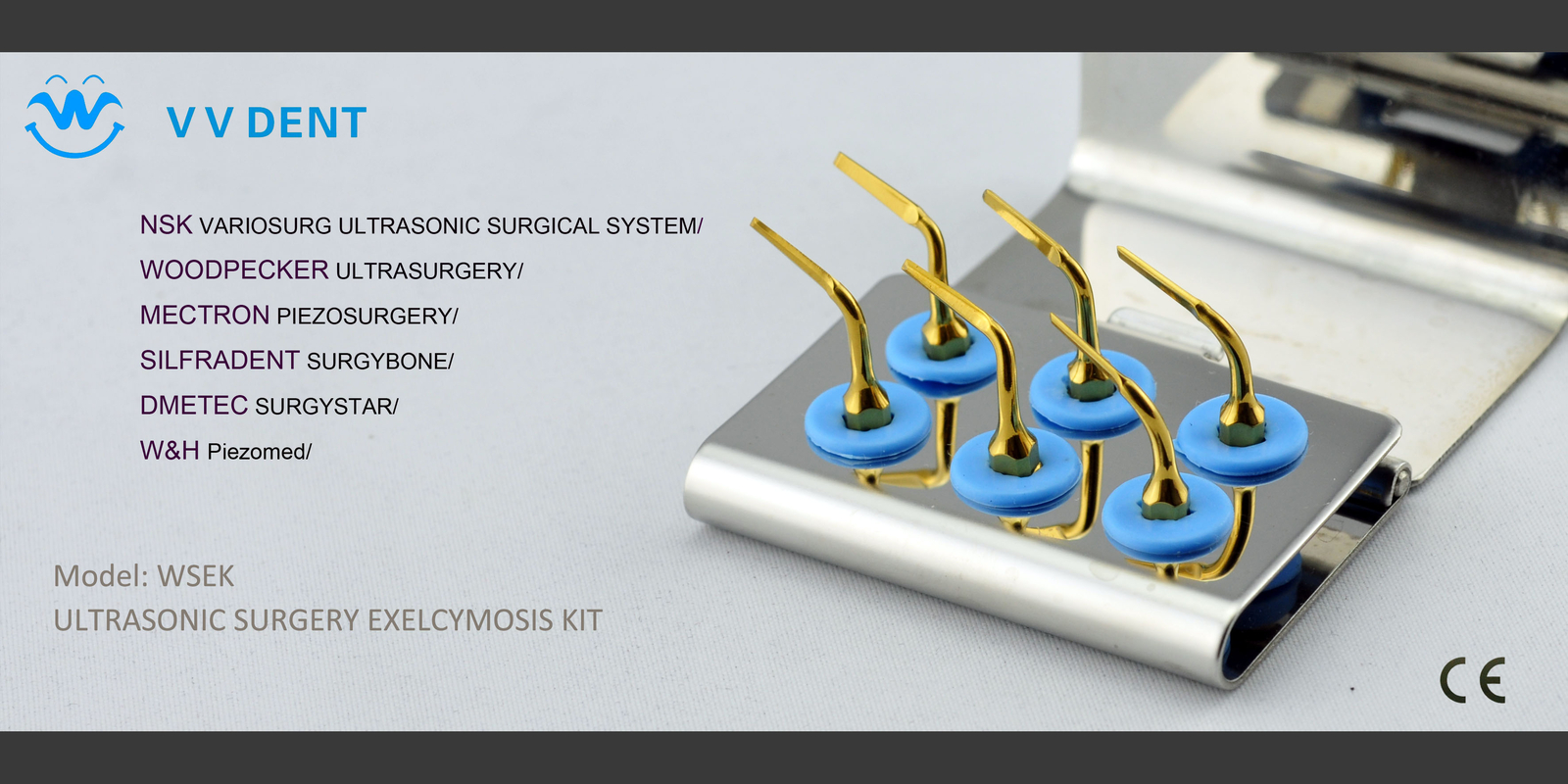 Dental Tools Piezosurgery Tips KIT Bone Cutting Sinus lifting Implant Oral Care