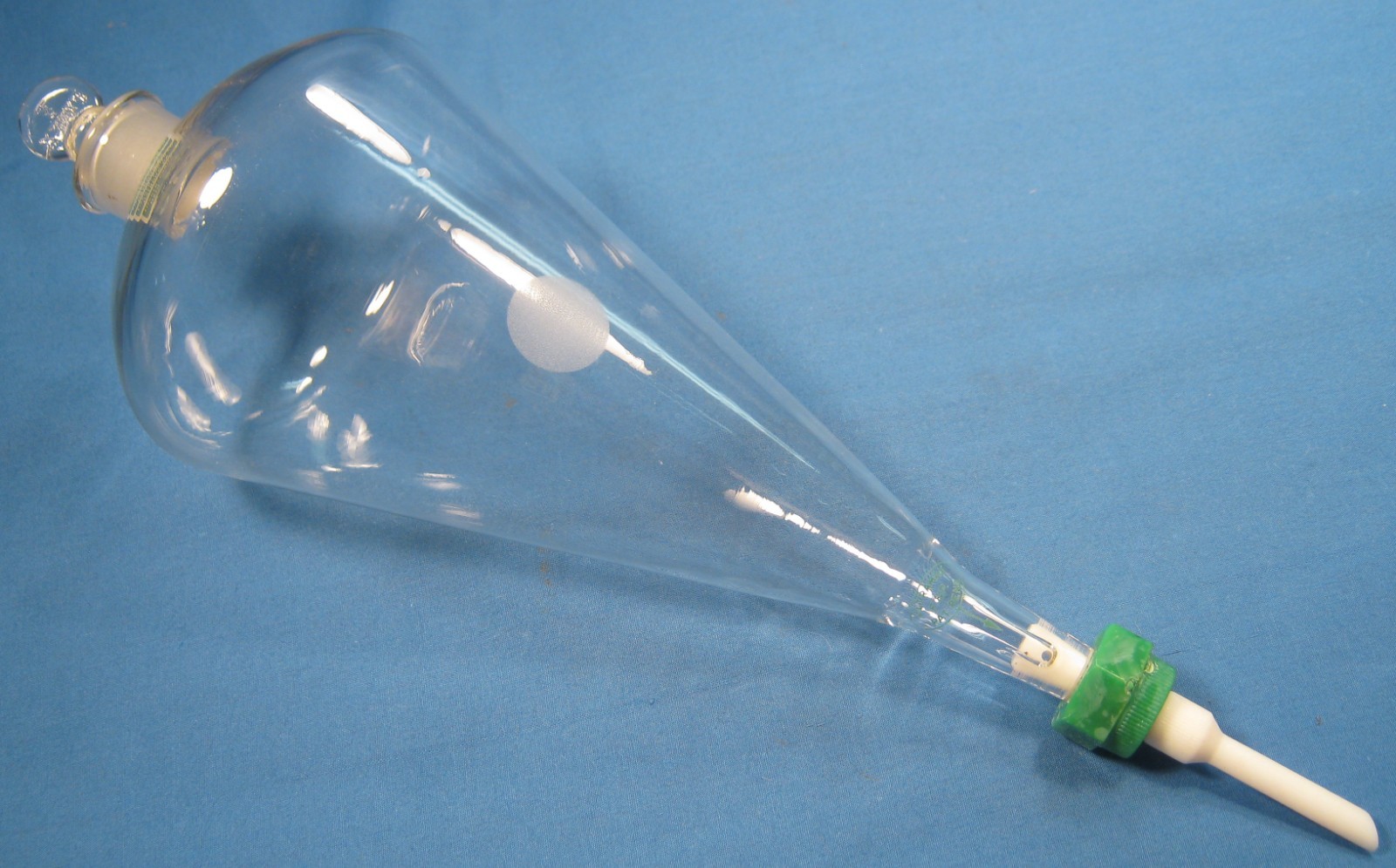 VINTAGE FISCHER-PORTER 500 ML SEPARATORY FUNNEL TEFLON FREE SHIPPING F