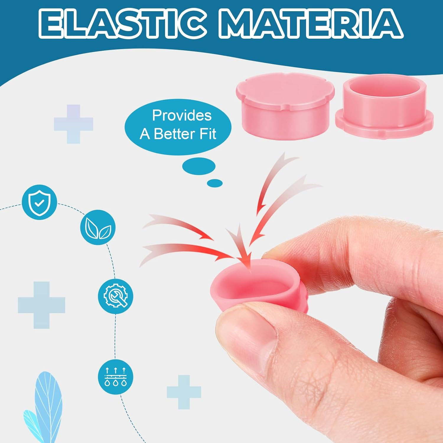 21 Pack Glass Vial Protective Vial Caps 3Ml & 5-100Ml Reusable Silicone Peptide