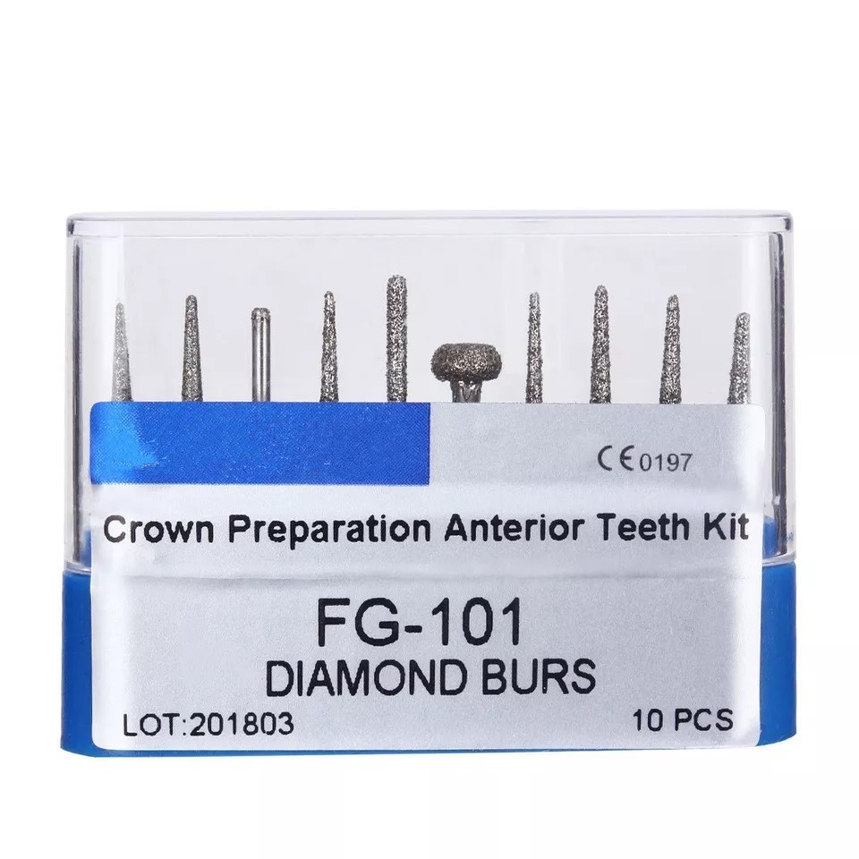 Dental High Speed Composite/Polishing Kit Diamond Burs Handpiece FG101-FG117