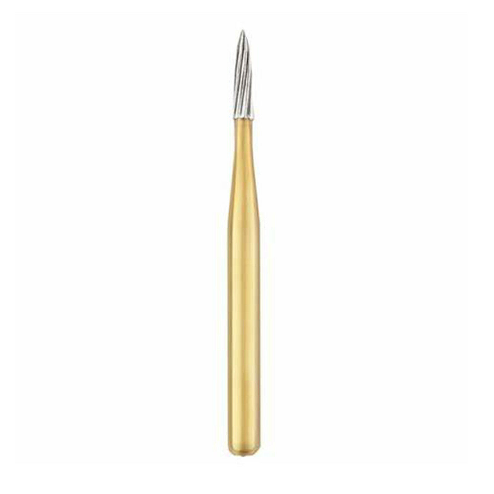 10 Pcs Dental Trimming&Finishing Gold Burs Carbide Burs 7901/7803/7104/7404/1958