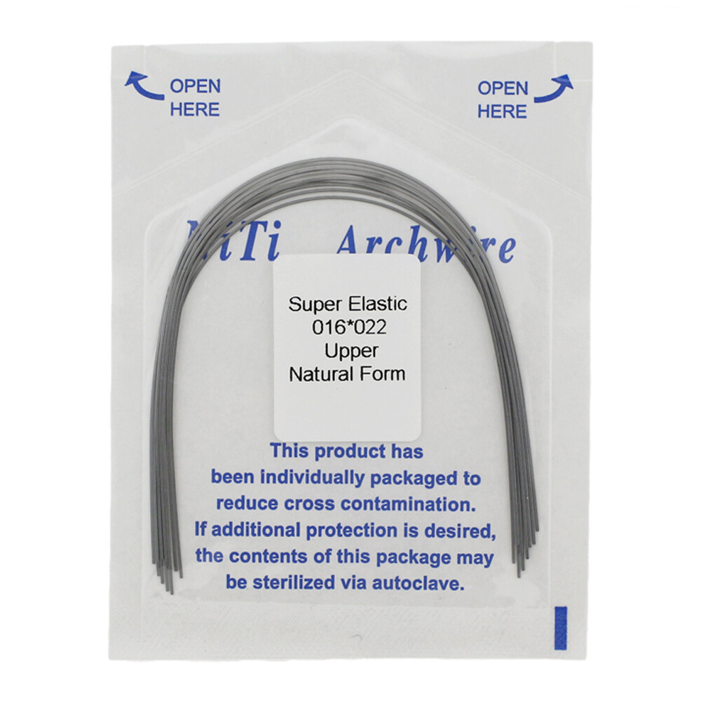 arcos de ortodoncia Orthodontic Arch Wire NiTi Stainless Steel Acero Inoxidable