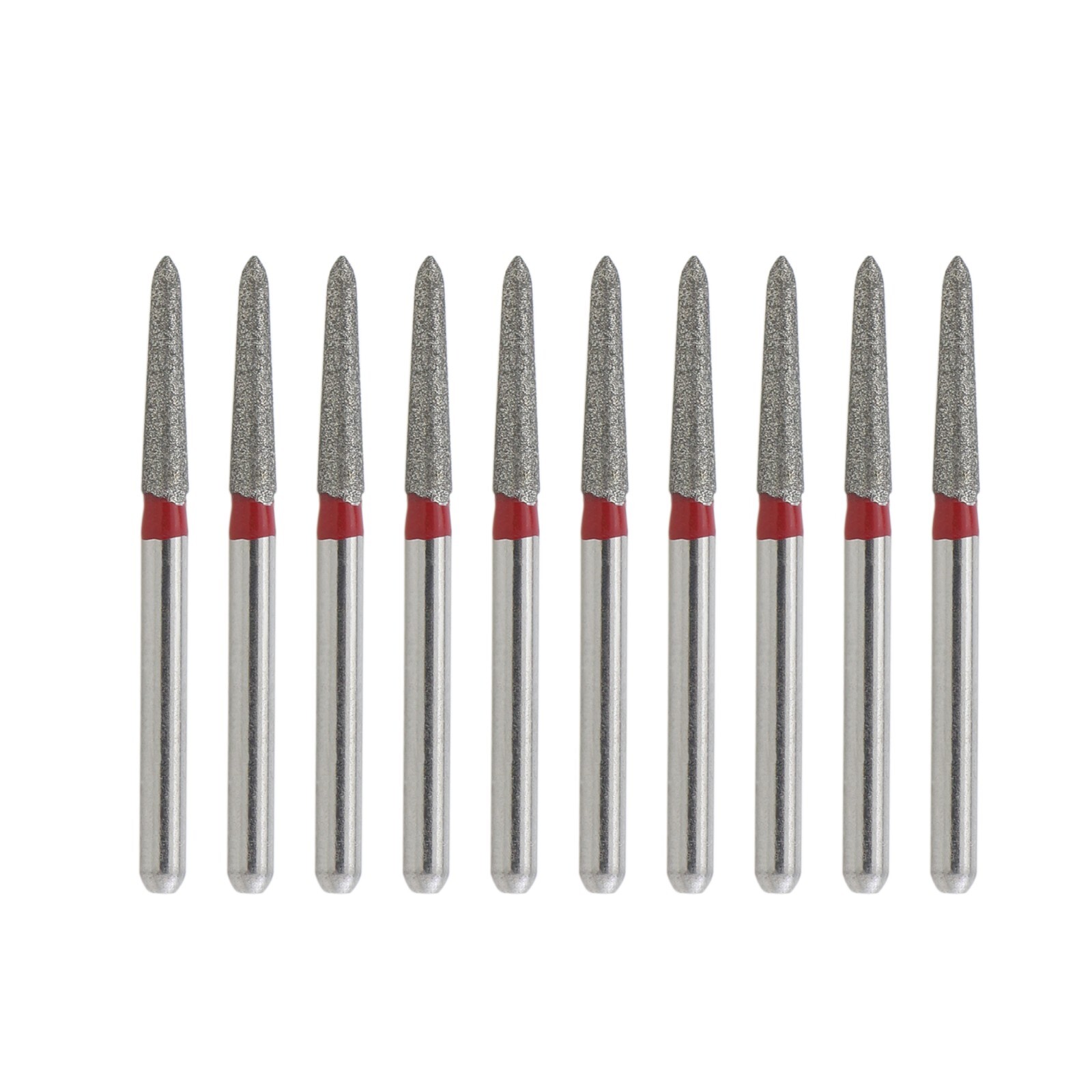 Dental Burs Diamond FG 856/016F Round End Taper Fine Grit High Speed Burr