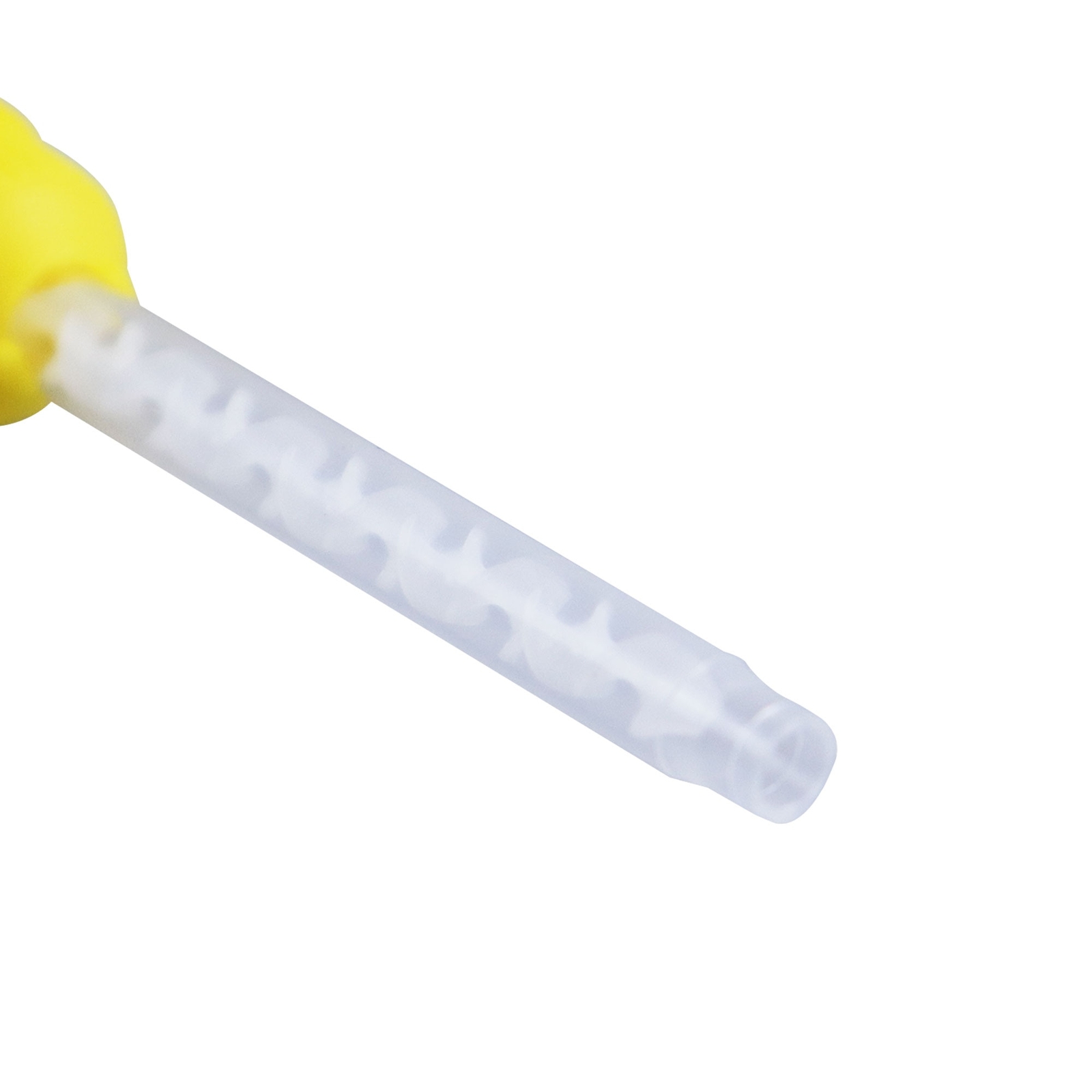 50/100pcs Silicon Dental Impression Material Mixing Tips Yellow Disposable