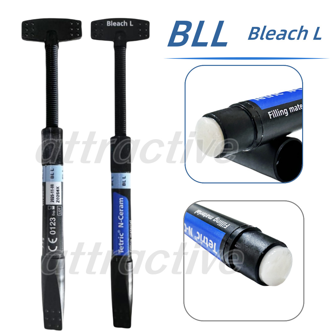 BLL Dental Tetric N-Ceram Composite Resin Bleach Light Whitening Veneer 3.5g/Pcs