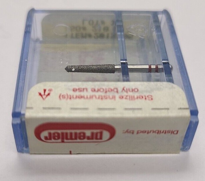 Premier Dental Two Striper FG Diamond Burs (Variety of sizes in Drop Down Menu)