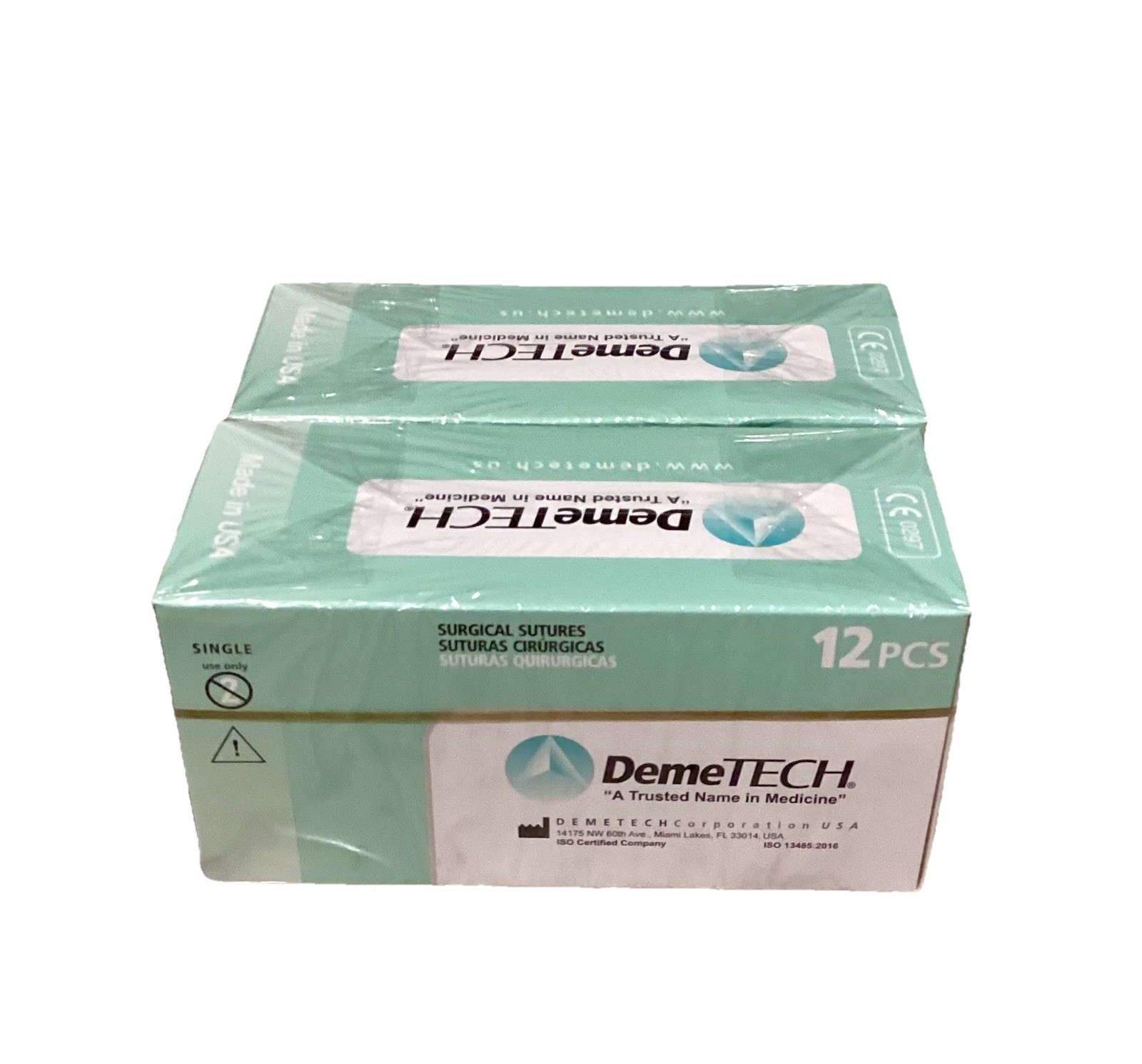 DemeLON 3-0 Nylon Sutures 24ct Bulk Lot 18” DFS-1 24mm RC EXP 10/2026 NEW SEALED