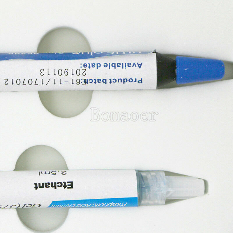 CE Dental Orthodontic Adhesive Curing Light Adhesive paste in syinges blue glue