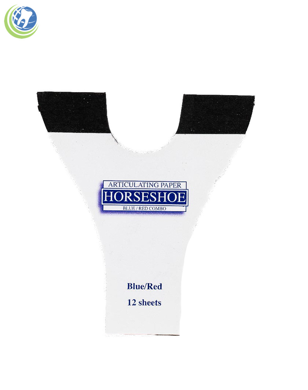 New Dental Articulating Paper Horseshoe Red/Blue 6 Books / 12 sheets/book