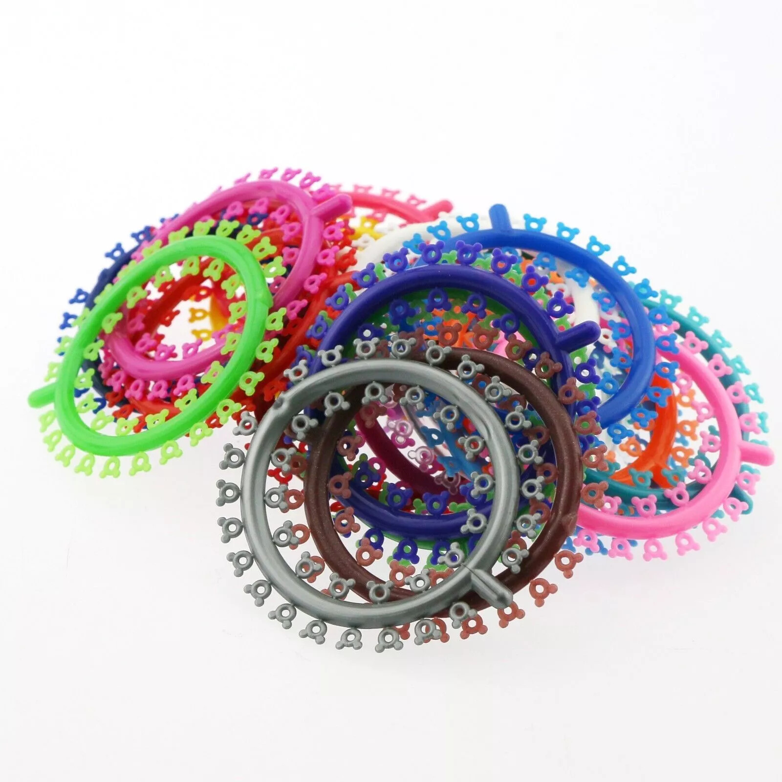 1000 Pcs Dental Elastic Rubber Multi-Colored Cartoon Ligature O-Ring Tie 3 Types