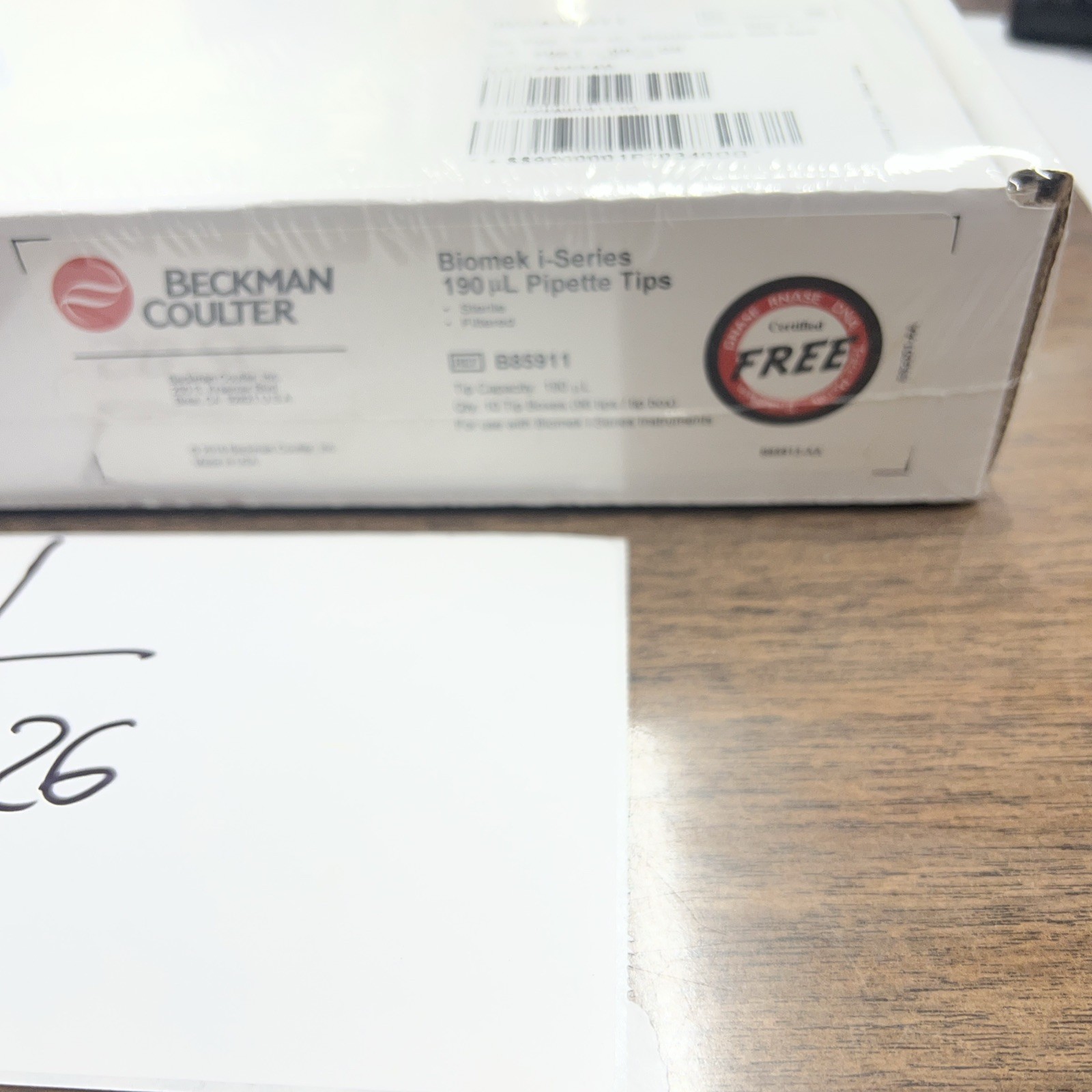 NEW Beckman Coulter Biomek i-Series Pipette Tips B85911 – 190 µL Sterile, Filter