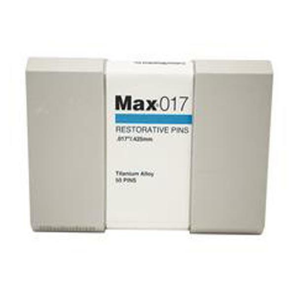 Coltene Whaledent M-13 Max Restorative Titanium Alloy Pins Kit .017” Blue 50/Bx